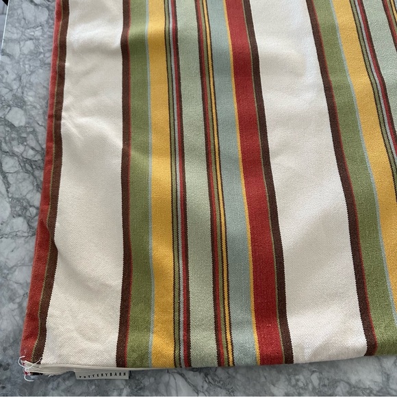 Pottery Barn Striped Pillow Cover - Picture 3 of 9